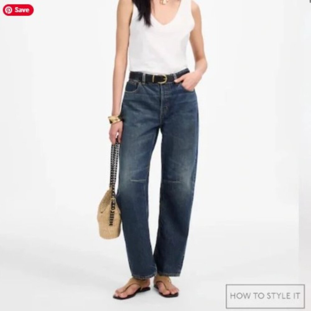 Madewell Darted Barrel Jeans in Softdrape 27